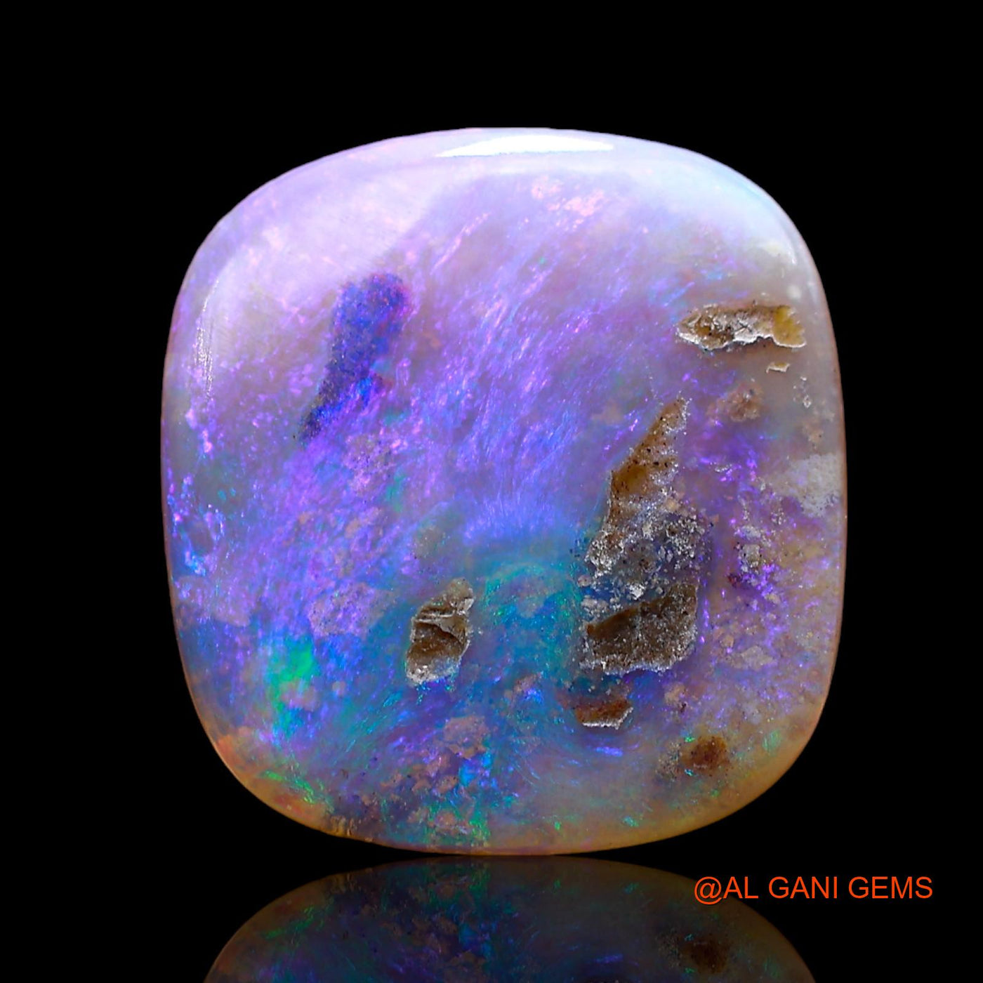 4.00 Cts Unheated Australian Fire Opal Loose Gemstone Oval Cabochon Natural 14x13x2 mm AD-831