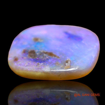 4.00 Cts Unheated Australian Fire Opal Loose Gemstone Oval Cabochon Natural 14x13x2 mm AD-831