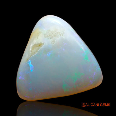 4.00 Cts Natural Australian Fire Opal Loose Gemstone Trillion Cabochon 13x13x4 mm AD-832