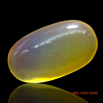 6.00 Cts Natural Australian Fire Opal Loose Gemstone Oval Cabochon 17x9x5 mm AD-833