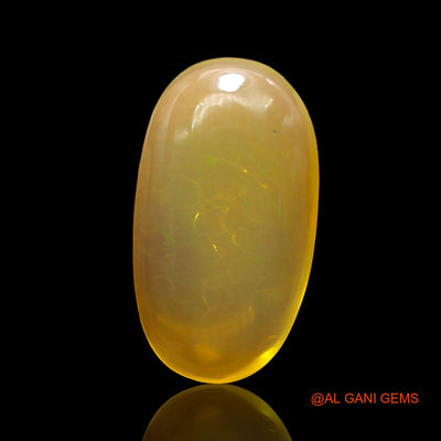 6.00 Cts Natural Australian Fire Opal Loose Gemstone Oval Cabochon 17x9x5 mm AD-833