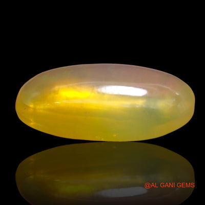 6.00 Cts Natural Australian Fire Opal Loose Gemstone Oval Cabochon 17x9x5 mm AD-833