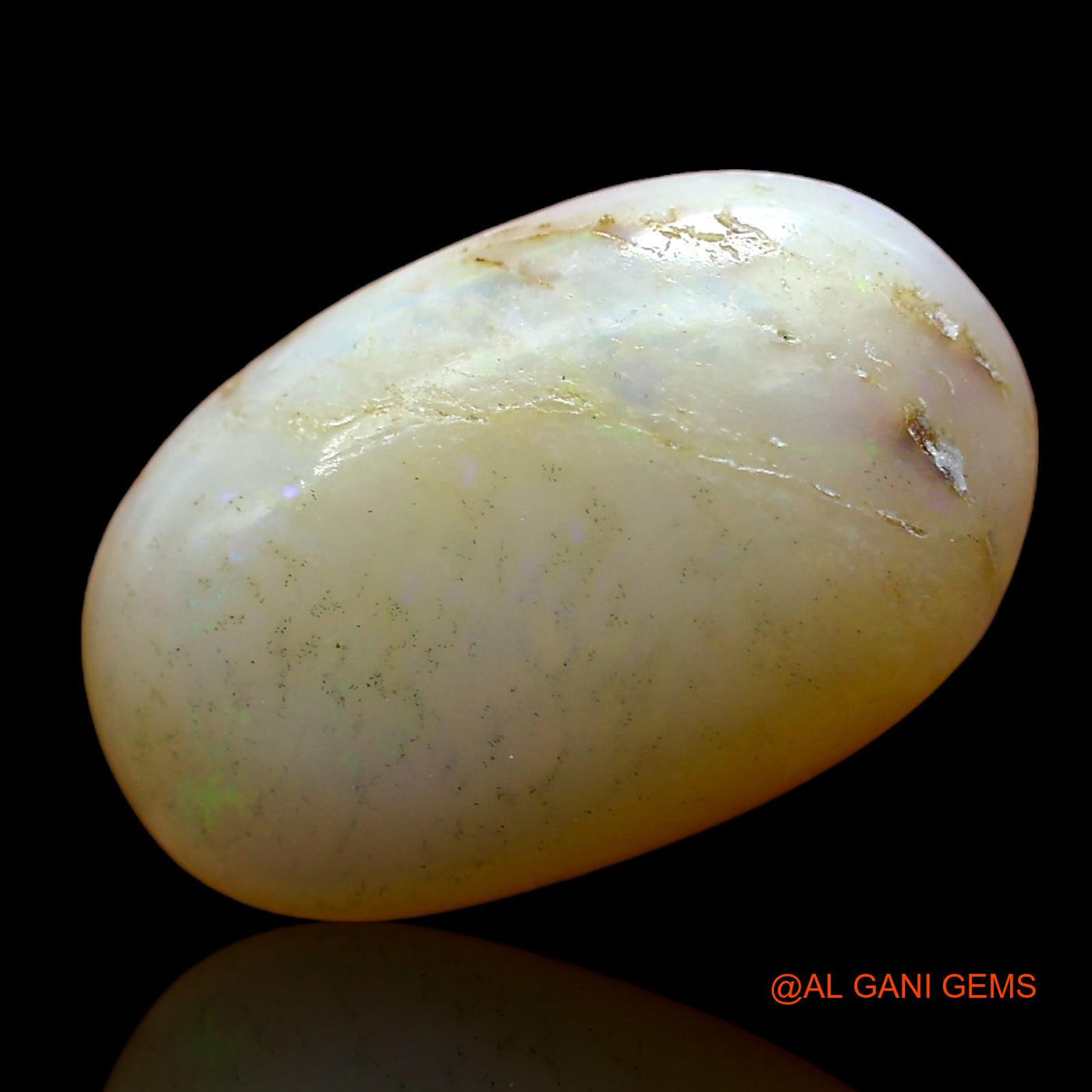 Natural Untreated Fire Opal Loose Gemstone Oval Cabochon From Australia 5.00 Cts 16x10x4 mm AD-835