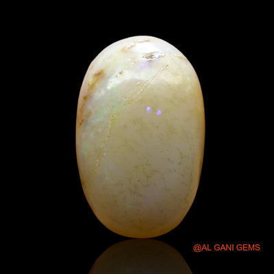 Natural Untreated Fire Opal Loose Gemstone Oval Cabochon From Australia 5.00 Cts 16x10x4 mm AD-835