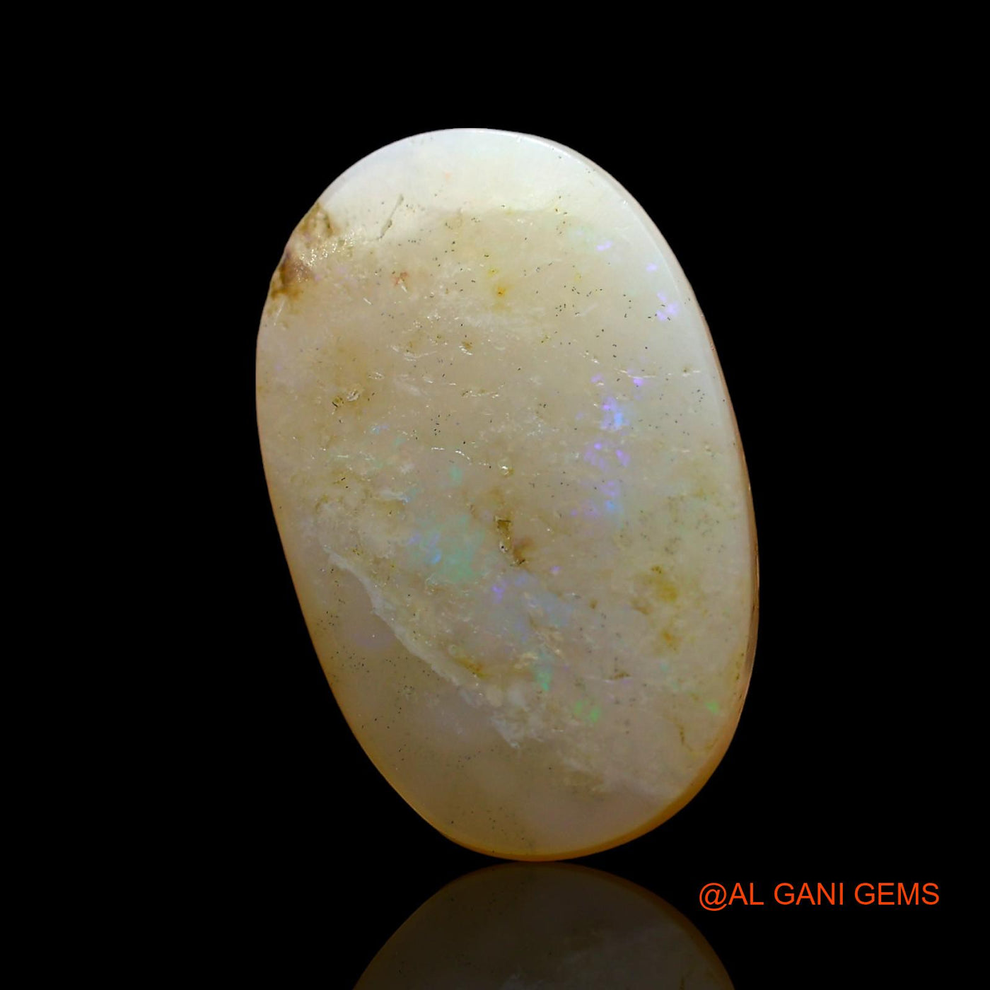 Natural Untreated Fire Opal Loose Gemstone Oval Cabochon From Australia 5.00 Cts 16x10x4 mm AD-835