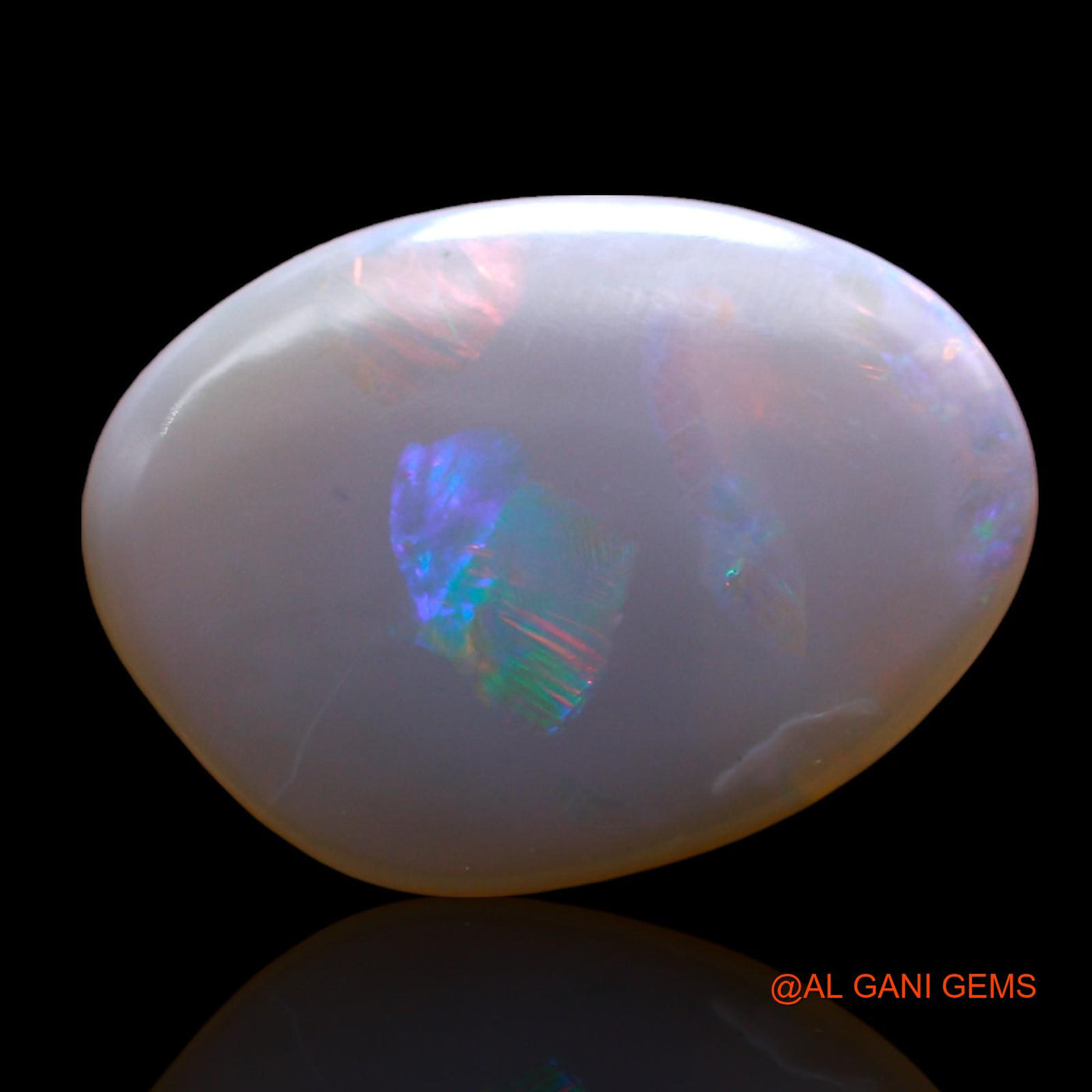 3.00 Cts Natural Australian Fire Opal Loose Gemstone Fancy Cabochon 16x11x2 mm AD-836