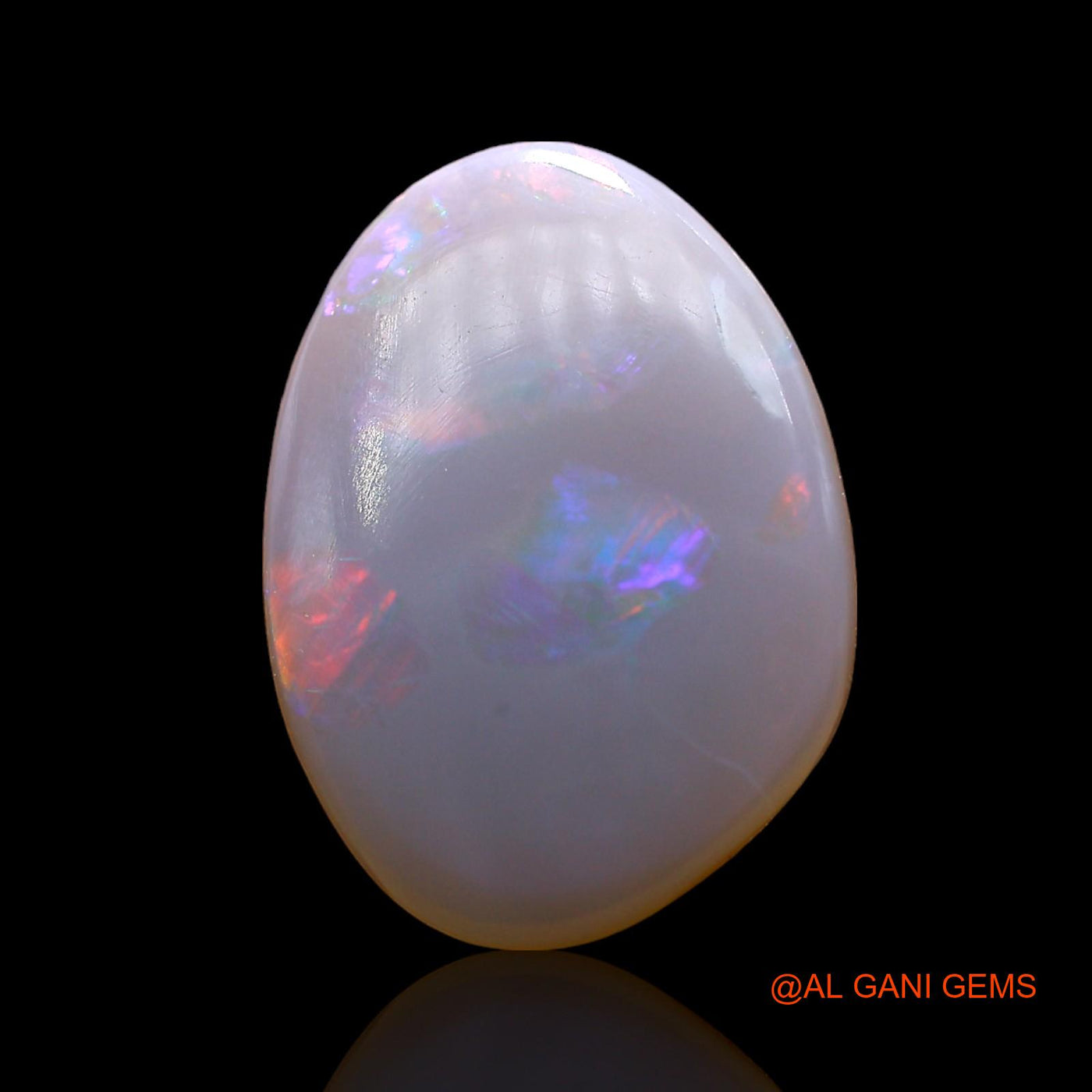 3.00 Cts Natural Australian Fire Opal Loose Gemstone Fancy Cabochon 16x11x2 mm AD-836