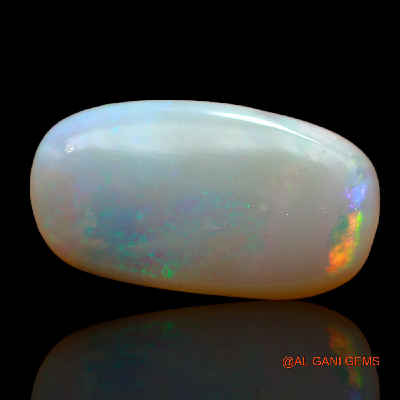 5.00 Cts Natural Australian Fire Opal Loose Gemstone Oval Cabochon 16x9x4 mm AD-837