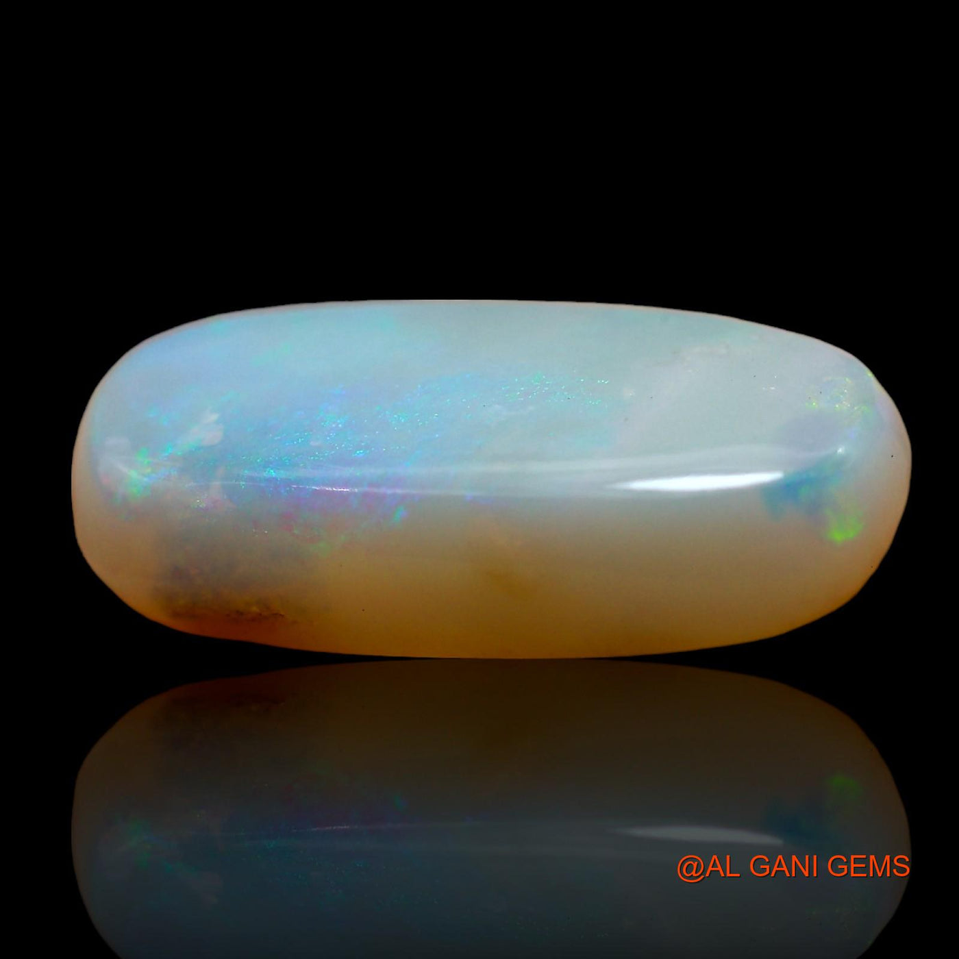 5.00 Cts Natural Australian Fire Opal Loose Gemstone Oval Cabochon 16x9x4 mm AD-837