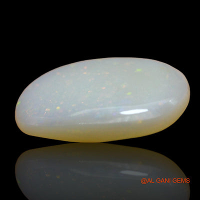 3.00 Cts Unheated Australian Fire Opal Loose Gemstone Oval Cabochon Natural 14x11x3 mm AD-838