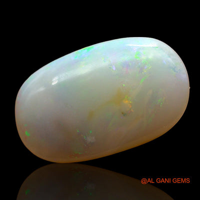 3.00 Cts Unheated Australian Fire Opal Loose Gemstone Oval Cabochon Natural 16x9x3 mm AD-839