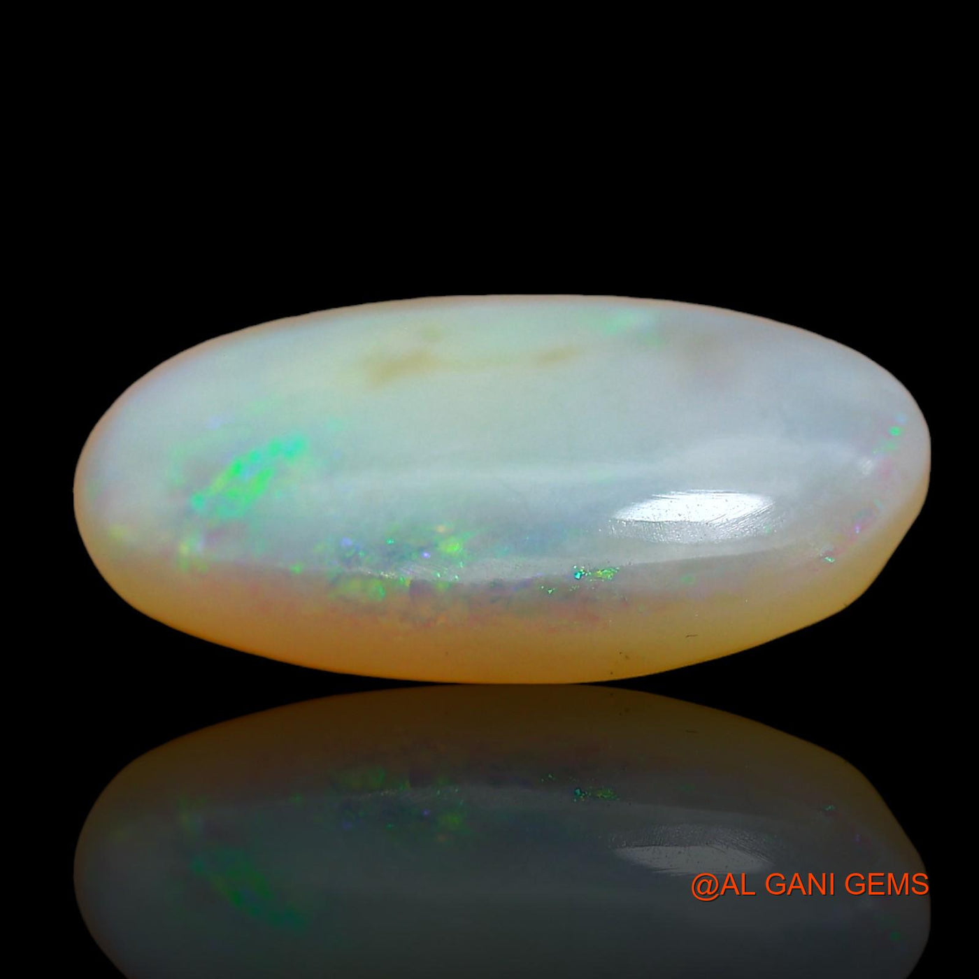 3.00 Cts Unheated Australian Fire Opal Loose Gemstone Oval Cabochon Natural 16x9x3 mm AD-839