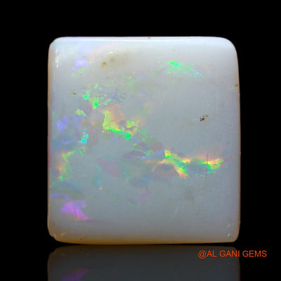 2.00 Cts Unheated Australian Fire Opal Loose Gemstone Square Cabochon Natural 11x10x2 mm AD-83