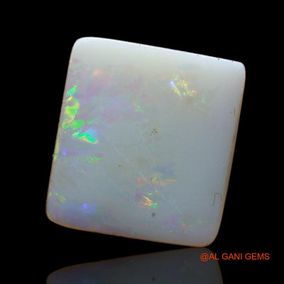 2.00 Cts Unheated Australian Fire Opal Loose Gemstone Square Cabochon Natural 11x10x2 mm AD-83