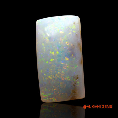 Natural Untreated Fire Opal Loose Gemstone Square Cabochon From Australia 4.00 Cts 14x8x4 mm AD-840