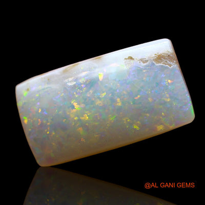 Natural Untreated Fire Opal Loose Gemstone Square Cabochon From Australia 4.00 Cts 14x8x4 mm AD-840