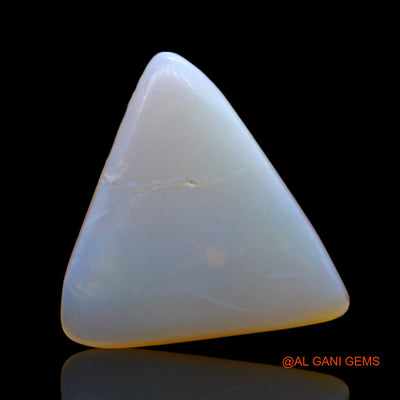 Natural Untreated Fire Opal Loose Gemstone Trillion Cabochon From Australia 3.00 Cts 13x12x3 mm AD-842