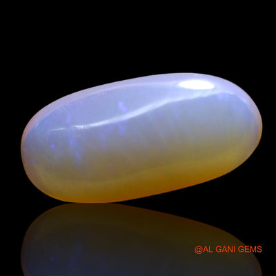 4.00 Cts Natural Australian Fire Opal Loose Gemstone Oval Cabochon 17x9x4 mm AD-843