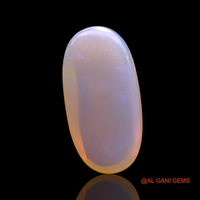 4.00 Cts Natural Australian Fire Opal Loose Gemstone Oval Cabochon 17x9x4 mm AD-843