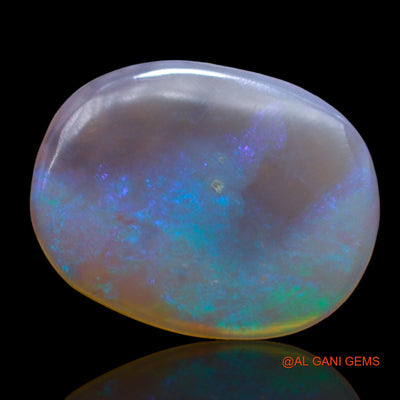 3.00 Cts Unheated Australian Fire Opal Loose Gemstone Oval Cabochon Natural 15x11x2 mm AD-844