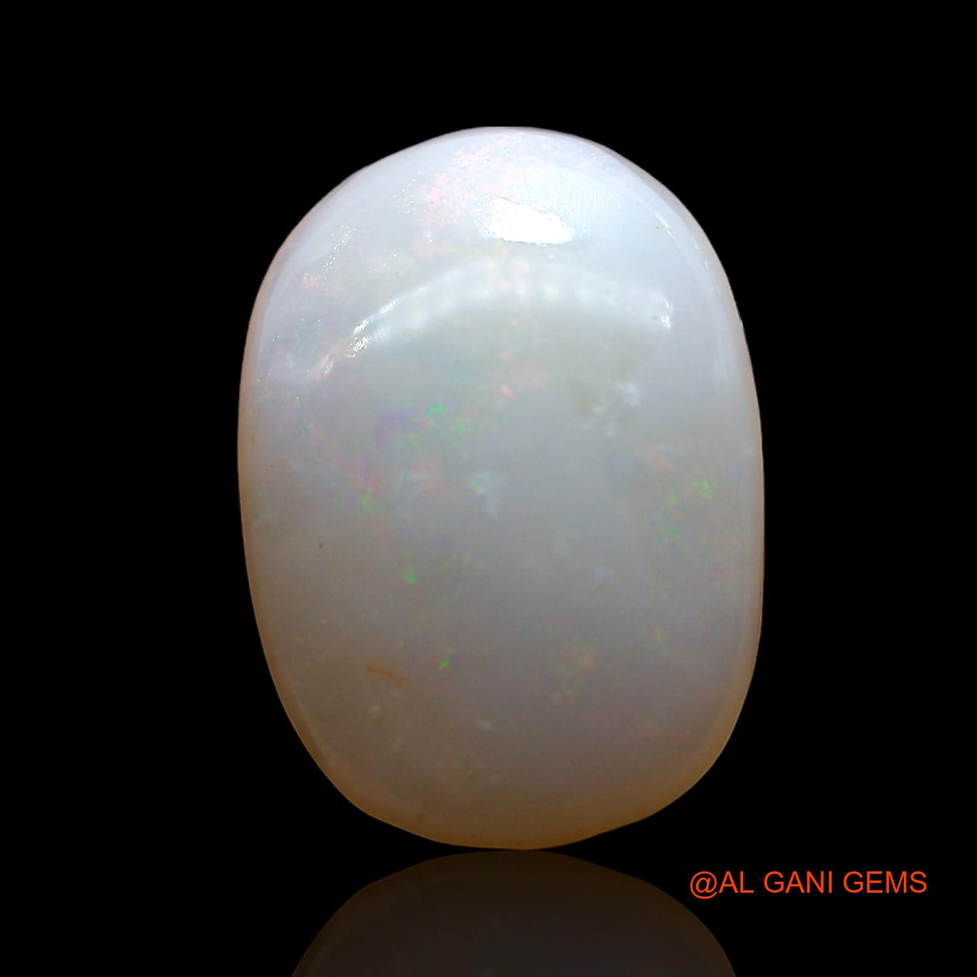 4.00 Cts Natural Australian Fire Opal Loose Gemstone Oval Cabochon 15x11x4 mm AD-845