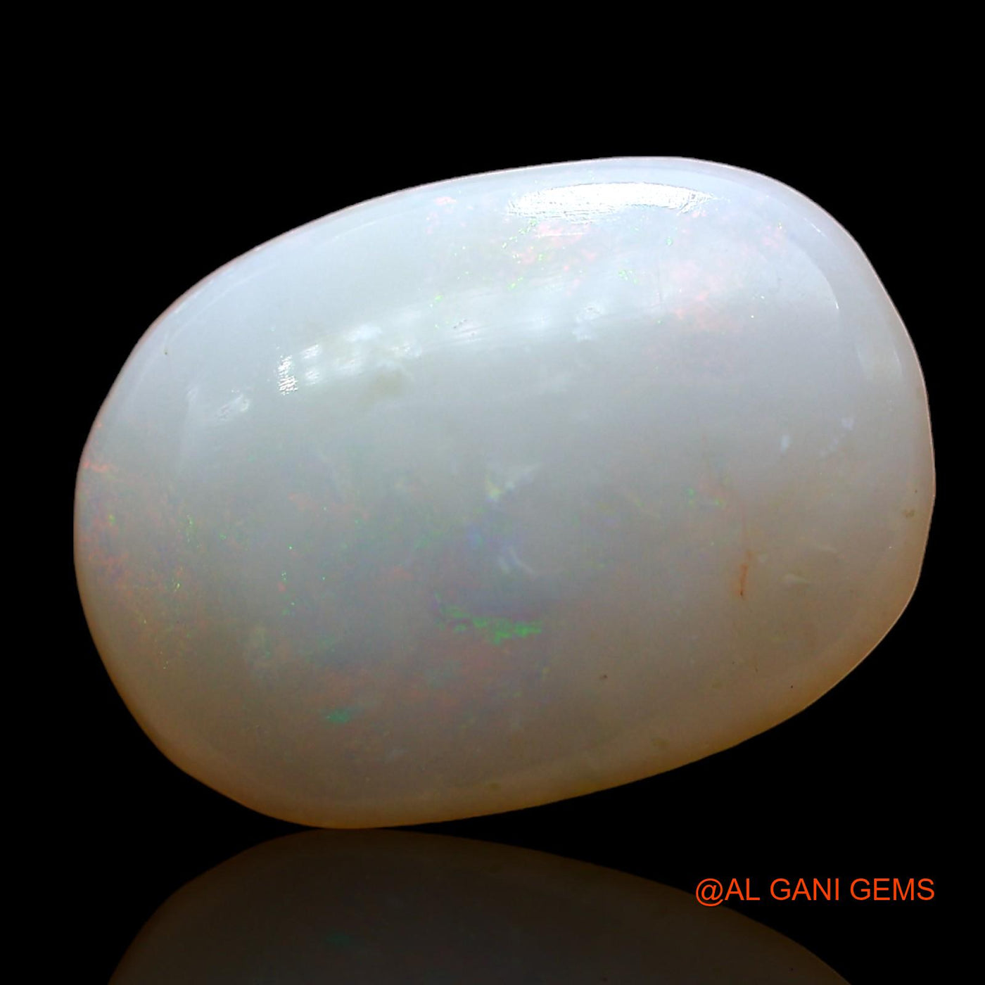 4.00 Cts Natural Australian Fire Opal Loose Gemstone Oval Cabochon 15x11x4 mm AD-845