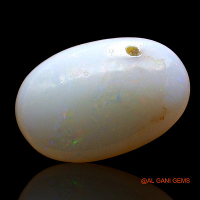 Natural Fire Opal Gemstone 4.00 Cts Loose Oval Cabochon From Australia 15x10x5 mm AD-847