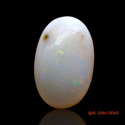Natural Fire Opal Gemstone 4.00 Cts Loose Oval Cabochon From Australia 15x10x5 mm AD-847