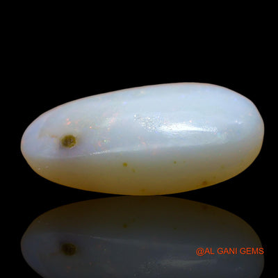 Natural Fire Opal Gemstone 4.00 Cts Loose Oval Cabochon From Australia 15x10x5 mm AD-847