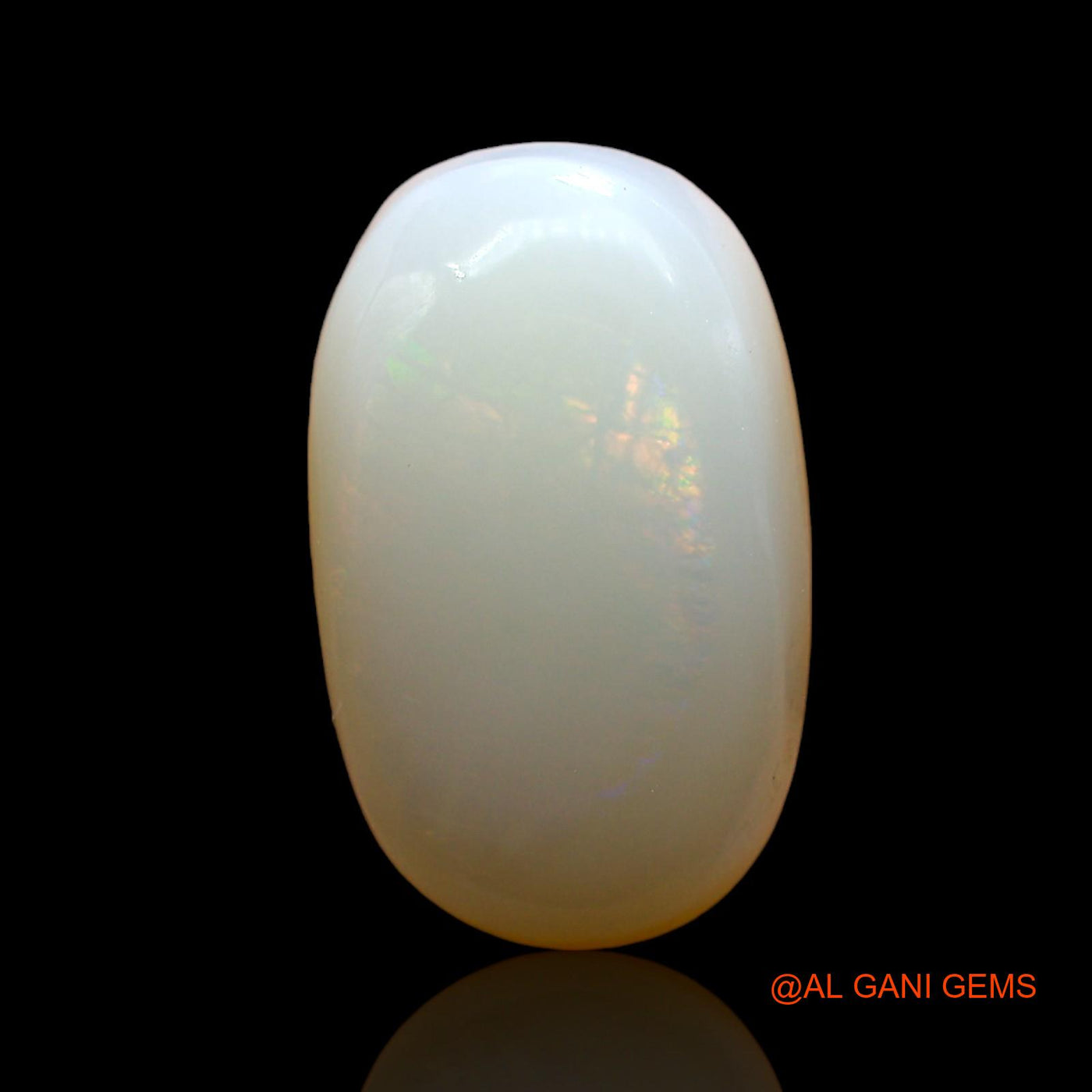 6.00 Cts Natural Australian Fire Opal Loose Gemstone Oval Cabochon 15x8x5 mm AD-849