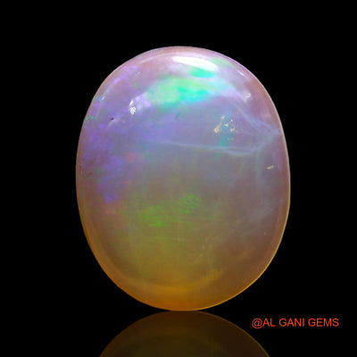 Natural Untreated Fire Opal Loose Gemstone Oval Cabochon From Australia 3.00 Cts 13x11x3 mm AD-84