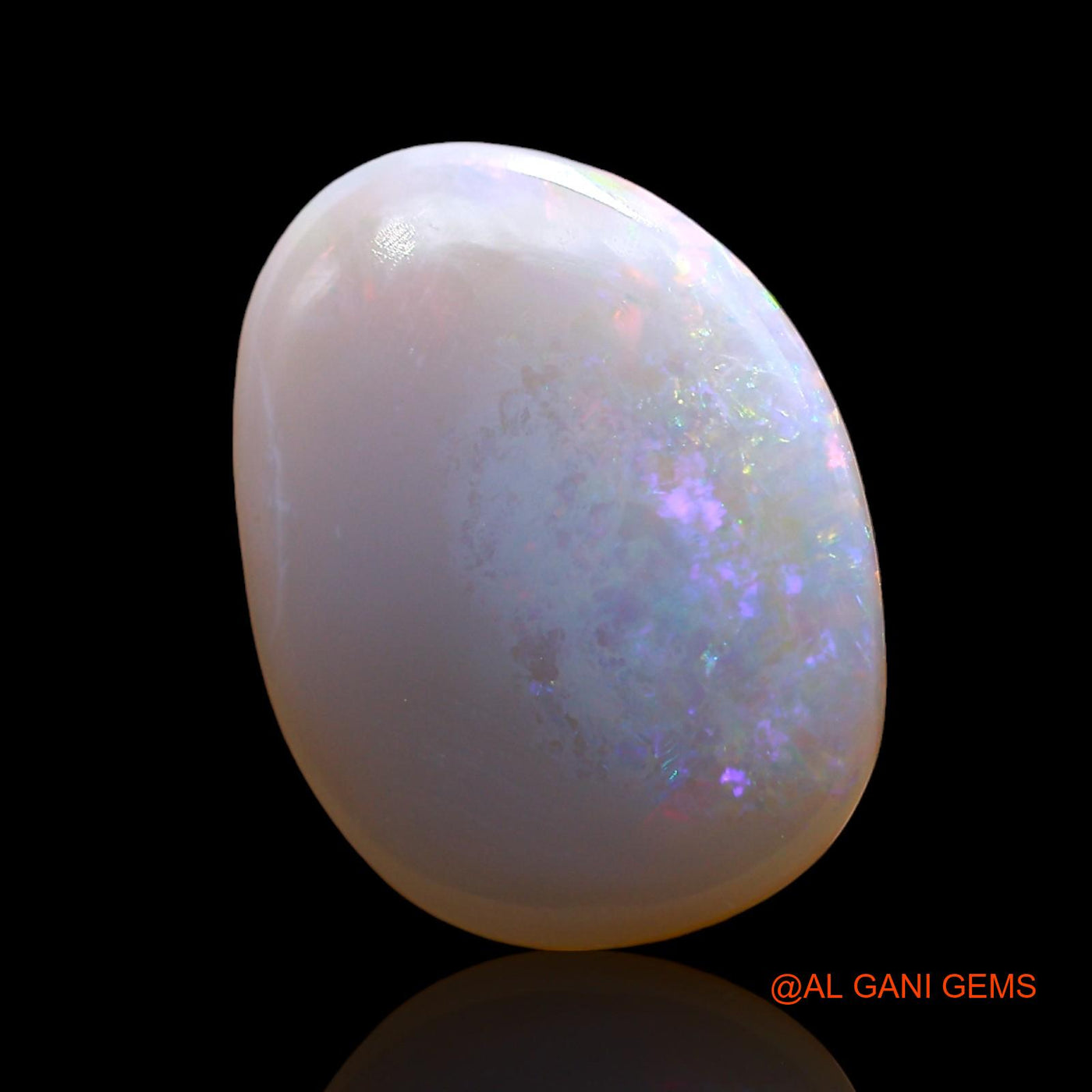 3.00 Cts Natural Australian Fire Opal Fancy Cabochon Loose Gemstone For Jewelry 15x11x3 mm AD-850