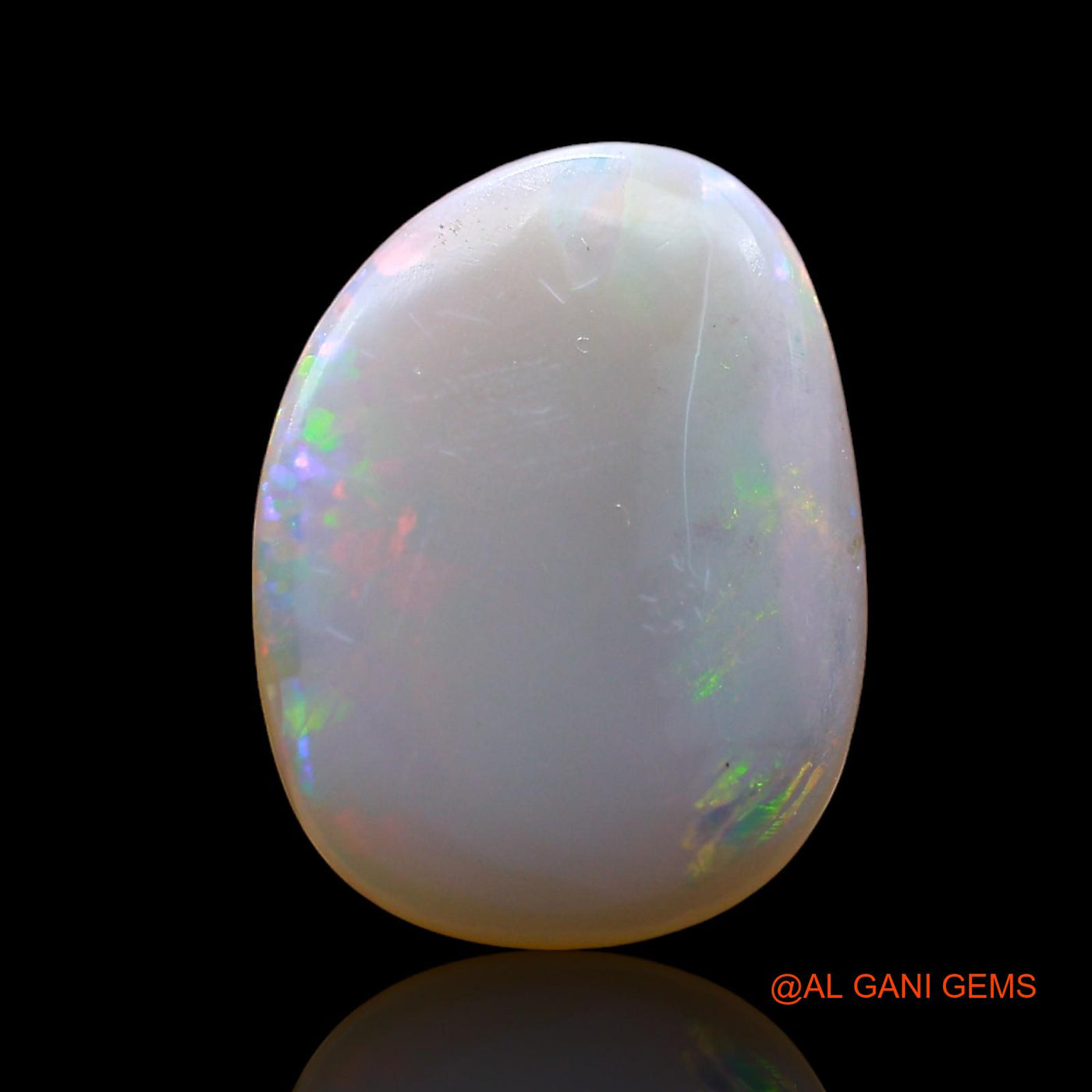 3.00 Cts Natural Australian Fire Opal Fancy Cabochon Loose Gemstone For Jewelry 15x11x3 mm AD-850