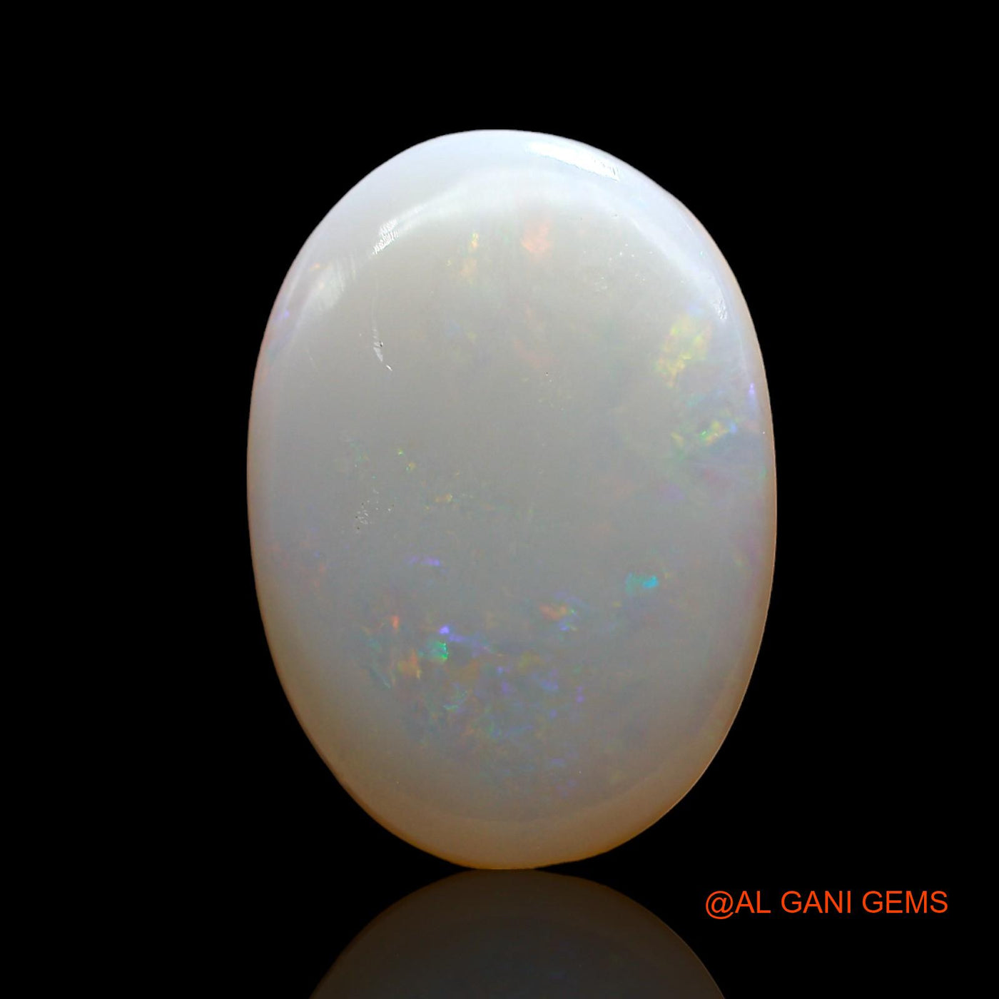 2.00 Cts Unheated Australian Fire Opal Loose Gemstone Oval Cabochon Natural 15x11x2 mm AD-851