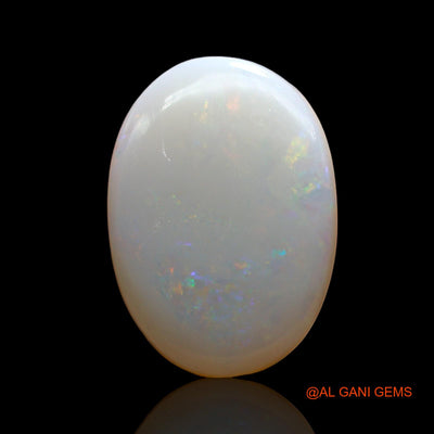 2.00 Cts Unheated Australian Fire Opal Loose Gemstone Oval Cabochon Natural 15x11x2 mm AD-851