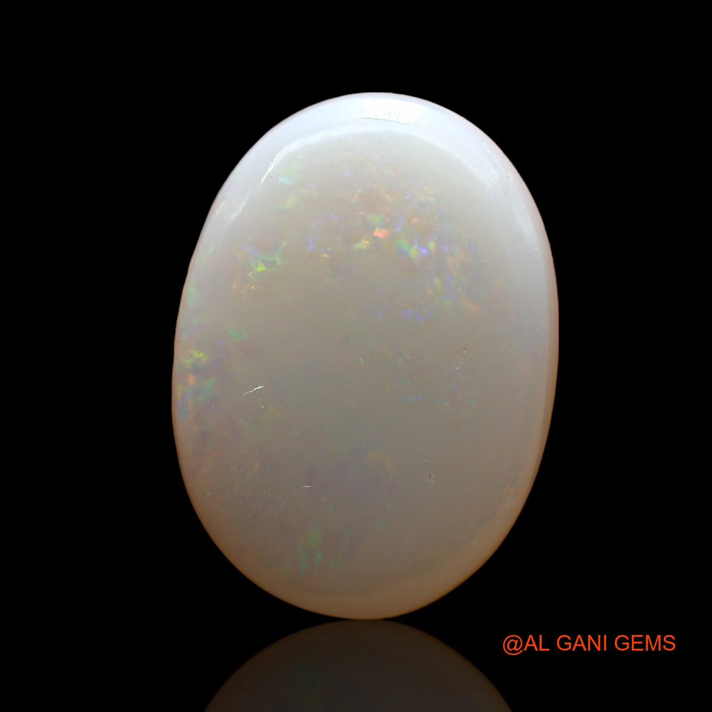 2.00 Cts Unheated Australian Fire Opal Loose Gemstone Oval Cabochon Natural 15x11x2 mm AD-851