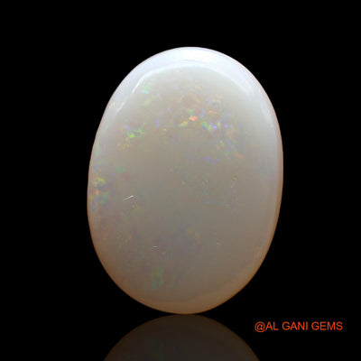 2.00 Cts Unheated Australian Fire Opal Loose Gemstone Oval Cabochon Natural 15x11x2 mm AD-851