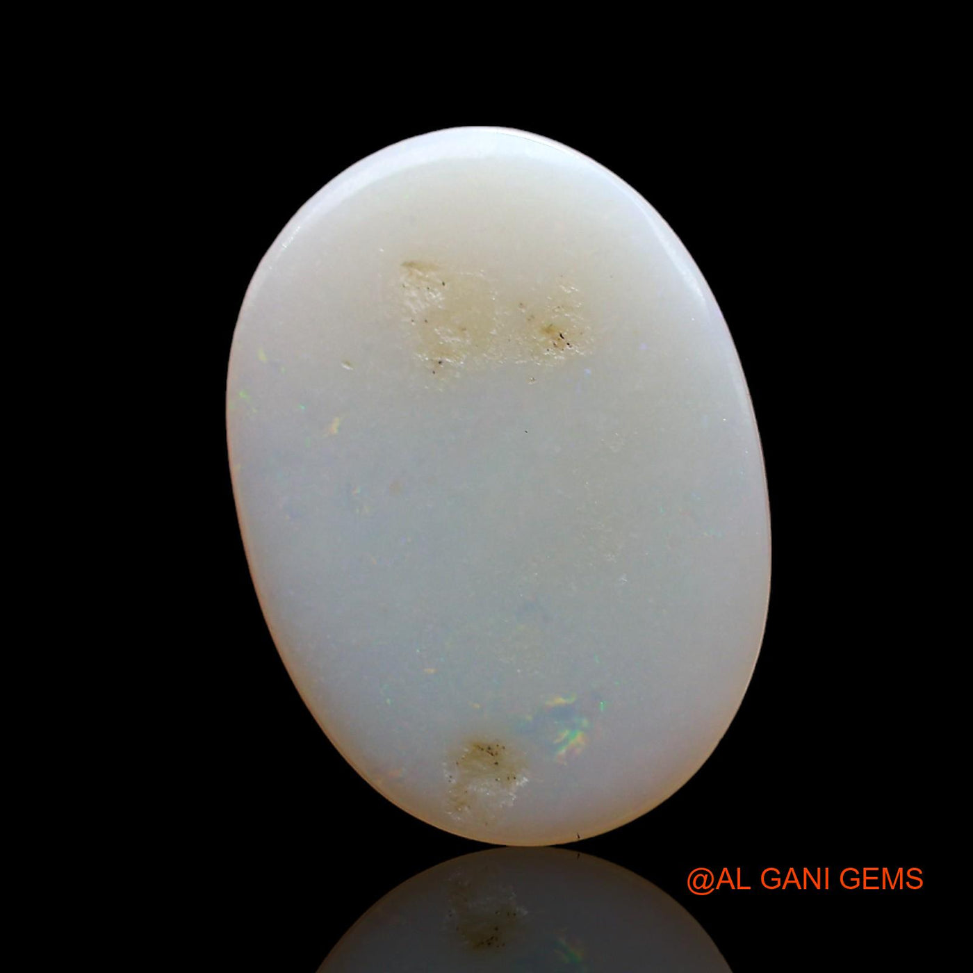 2.00 Cts Unheated Australian Fire Opal Loose Gemstone Oval Cabochon Natural 15x11x2 mm AD-851