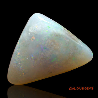 3.00 Cts Natural Australian Fire Opal Loose Gemstone Trillion Cabochon 12x10x4 mm AD-852