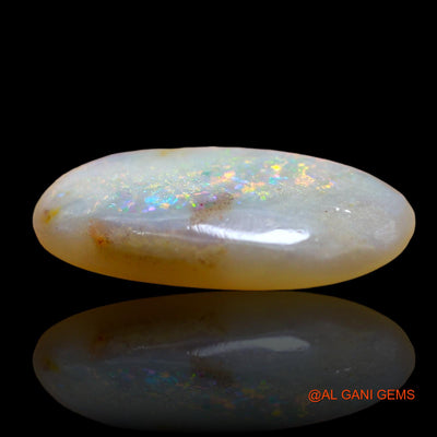 3.00 Cts Unheated Australian Fire Opal Loose Gemstone Oval Cabochon Natural 16x9x2 mm AD-853