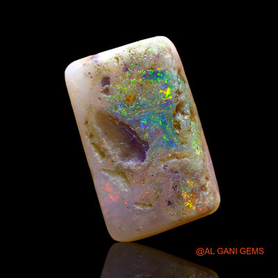4.00 Cts Natural Australian Fire Opal Loose Gemstone Square Cabochon 13x8x4 mm AD-854