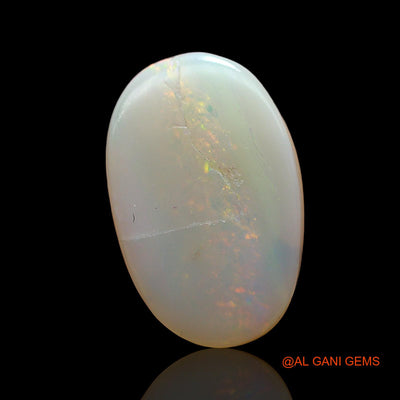 4.00 Cts Natural Australian Fire Opal Loose Gemstone Oval Cabochon 15x9x4 mm AD-855