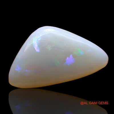 Natural Fire Opal Gemstone 3.00 Cts Loose Trillion Cabochon From Australia 16x9x3 mm AD-856