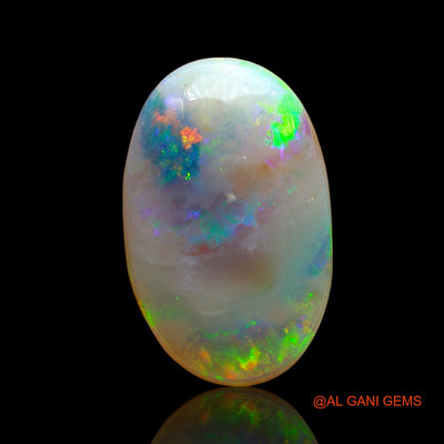 4.00 Cts Natural Australian Fire Opal Loose Gemstone Oval Cabochon 14x9x4 mm AD-857