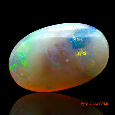 4.00 Cts Natural Australian Fire Opal Loose Gemstone Oval Cabochon 14x9x4 mm AD-857