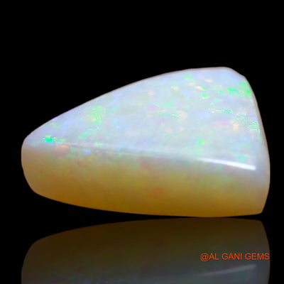 3.00 Cts Unheated Australian Fire Opal Loose Gemstone Trillion Cabochon Natural 12x10x4 mm AD-859