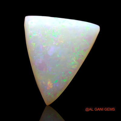 3.00 Cts Unheated Australian Fire Opal Loose Gemstone Trillion Cabochon Natural 12x10x4 mm AD-859