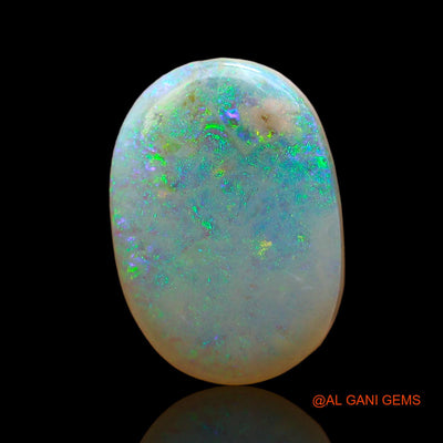 Natural Untreated Fire Opal Loose Gemstone Oval Cabochon From Australia 3.00 Cts 14x10x3 mm AD-860