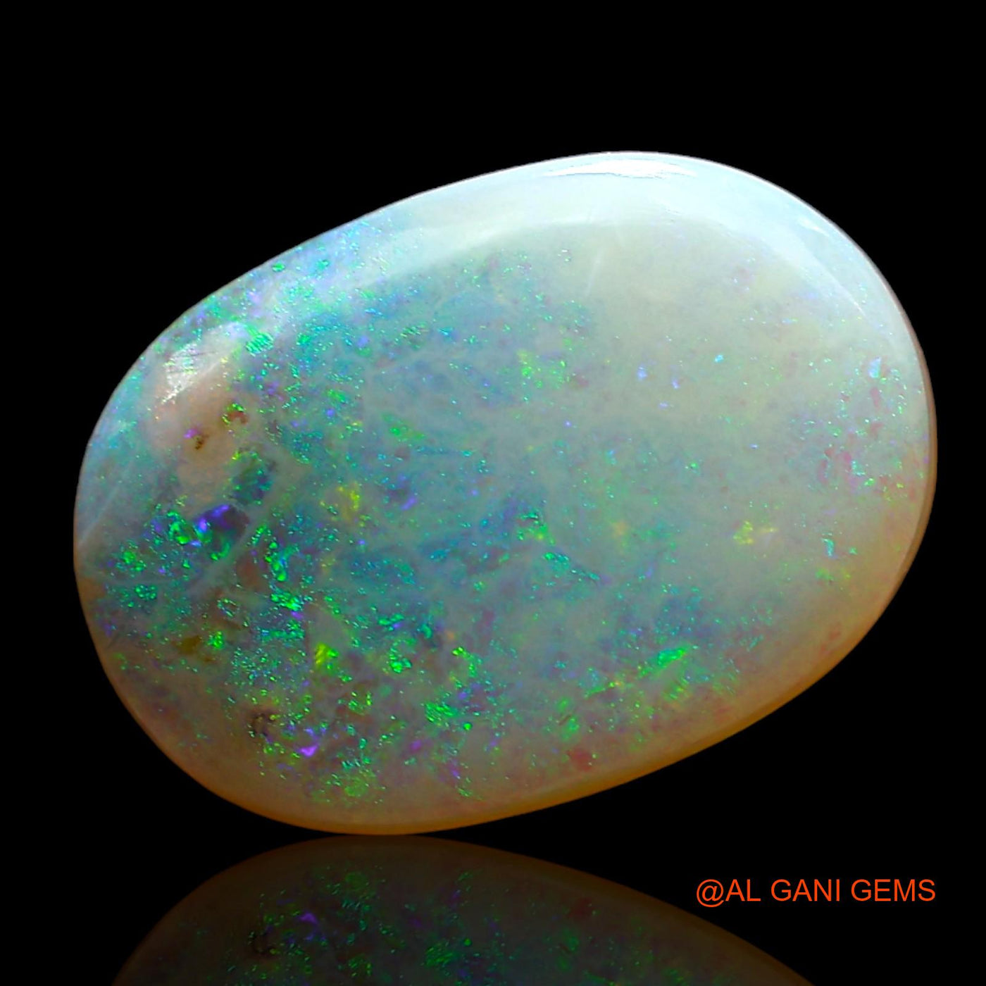 Natural Untreated Fire Opal Loose Gemstone Oval Cabochon From Australia 3.00 Cts 14x10x3 mm AD-860