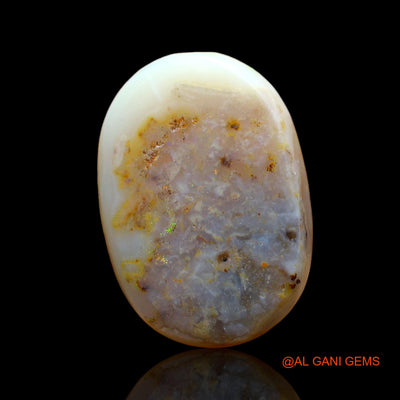 Natural Untreated Fire Opal Loose Gemstone Oval Cabochon From Australia 3.00 Cts 14x10x3 mm AD-860